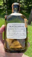 Black & White James Buchanan Scotch Whiskey Bottle With MD Tax Stamp Maryland picture