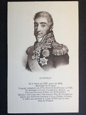 cpa LITHO PRINT portrait of Pierre AUGEREAU Marshal of FRANCE Le Fier Brigand picture