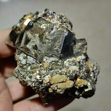 345g Natural gold bearing copper ore CuFeS2 chalcopyrite 732 picture
