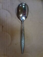 Vintage Utica Stainless Flatware Satin Rose USA Sugar Spoon picture