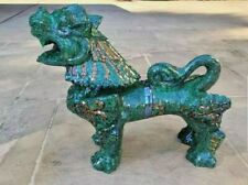 RARE Large Jobi Hand Made Glass Mosaic Foo Dog Sculpture - Amazing Quality picture