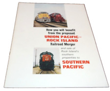 1965 UNION PACIFIC ROCK ISLAND PROPOSED MERGER BOOKLET picture