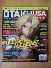 Otaku USA Magazine Feb 2016 w/ Zestiria Poster, FullMetal Alchemist Manga VF 8.5 picture