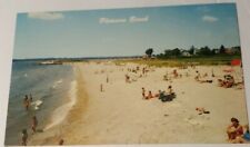 Vintage 1960s postcard sunbathing at Pleasure Beach Waterford Connecticut picture