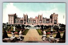 Windsor England, East Terrace Windsor Castle, Antique Vintage Postcard picture