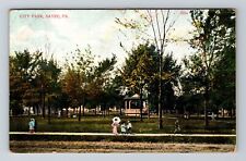 Sayre PA-Pennsylvania, City Park, Visitors, Scenic, Vintage Postcard picture