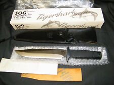 Vintage NOS SOG Specialty Knives Seki Japan Tigershark Bowie Survival Knife picture