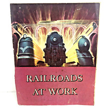 Vintage Railroads at Work Picture Book of American Railroads in Action 1945 picture