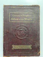 Century Of Progress Atlas Of The World by Lloyd Smith World's Fair Edition 1933 picture