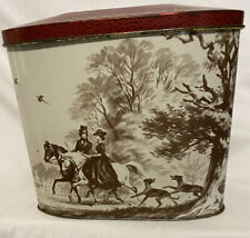 English Tin-Country Side Riders Hinged 6 x 6.5