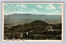 Raton NM-New Mexico, Panoramic Scenic Highway, Antique Vintage Souvenir Postcard picture