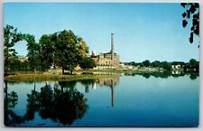 Austin Minnesota~View Of Hormel Plant From Lake~Postmarked~Vintage Postcard picture