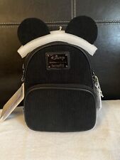 HTF Disney100 Mickey Mouse Corduroy Convertible Mini Backpack & Crossbody Bag picture
