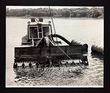 1970s Broward Florida Mudcat Dredger Machine Water Mud Work Vintage Press Photo picture