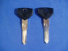 LOT OF TWO GENUINE CLASSIC CHRYSLER RUBBER HEADED KEY BLANK DODGE EAGLE picture