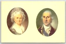 Vintage Postcard - Portraits of George & Martha Washington picture