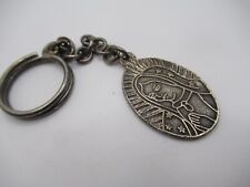 Vintage Sterling silver Catholic key chain picture