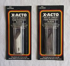 NOS Vtg. X-Acto Number 24 Deburring Blade Fine Pointed Made in the U.S.A. picture
