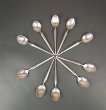 VTG MCM Chivalry Forged Stainless Steel Lot of 10 Teaspoons 6.5