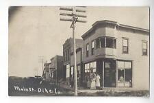 1907 Dike, Iowa Main St. RPPC picture