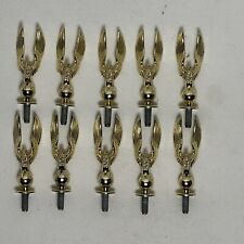 Lot Of 10 Gold Tone Metal Eagle Trophy Toppers 3