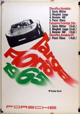 Targa Florio 1965 Porsche Factory ORIGINAL poster picture