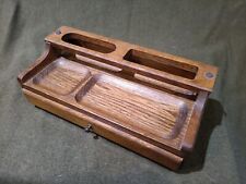 Vintage Wooden Japanese Valet Tray With Drawer MCM Mid Century Modern  picture