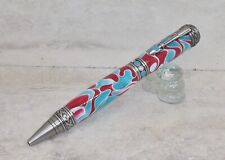 Handcrafted Southwest Pen Alien Sunset Acrylic, Antique Pewter Finish picture