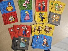 LOT OF 33 Mini Sheets Frankford Wonder Ball Super Mario Characters Stickers picture