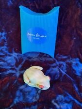 Harmony Kingdom Artist Adam Binder UK Made Marble Resin Green Frog Palm Charm picture