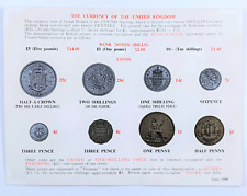 Britains Money Currency Of The UK Coin Chart Brochure Midland Bank Limited 1956 picture