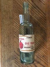 RedSeal Finest Old Rum Bottle Label 1880-90s Brabant Co London Rare Intact Label picture