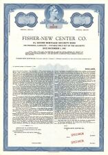 Fisher-New Center Co. - Specimen Bond - Specimen Stocks & Bonds picture
