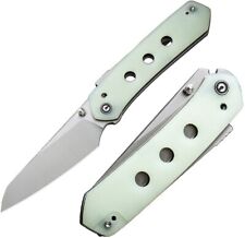 Civivi Vision FG Superlock Folding Knife 3.5 Nitro-V Steel Blade Jade G10 Handle picture