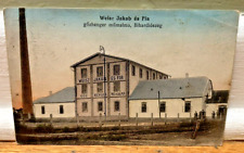 Antique Jewish Postcard Rare Judaica Factory in Europe Weisz Jacob Early 1900s picture