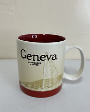 Starbucks Geneva Switzerland Global Icon City Collector Series Coffee Mug 16 Oz picture