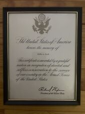 PRESIDENT RICHARD NIXON letter w/Signature - Official Presidential Seal Earl Alm picture