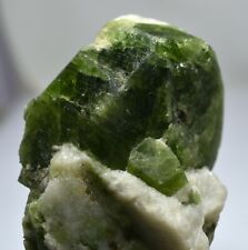 306 GM F/Terminated Natural Olive Green Huge Diopside Gemstone Crystal Specimen  picture
