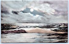 Postcard The Trampling Surf Moon Beach Ocean Scenic View Art P4E picture