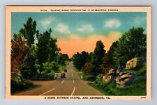 Bristol VA-Virginia, Scenic Highway No 11, Antique Vintage Postcard picture