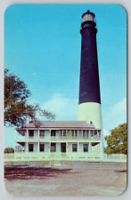 Postcard FL Pensacola Lighthouse Near Fort Barrancas And Naval Air Station A35 picture