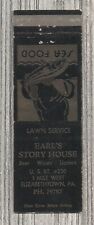 Matchbook Cover-Earl's Story House Restaurant Elizabethtown PA-9356 picture