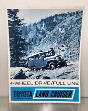 1966 Toyota Land Cruiser 4 - Wheel Drive/Full Line Original Folding Brochure picture