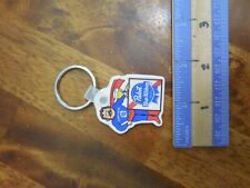 Vintage Pabst Blue Ribbon Cool Blue Man Key Ring Keychain picture