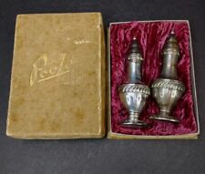 Vintage Poole Silver Co 547 Salt And Pepper Shakers picture