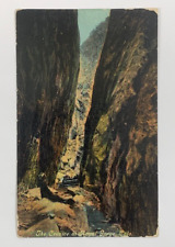 The Crevice at Royal Gorge Colorado Postcard Unposted Antique picture