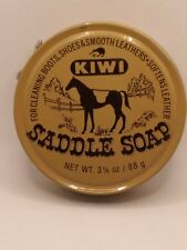 Vintage Kiwi Saddle Soap Tin- Empty Farmhouse Decor, Horse picture