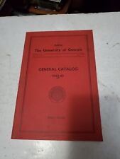 1942-1943 Bulletin University Of Georgia General Catalog UGA picture