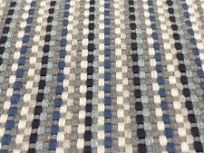 Romo Basketweave Stripe Upholstery Fabric- Ditton / Buxton Blue 3.20 yd 7861/03 picture