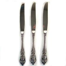 SSS By Oneida Renoir-Pembrooke Dinner Knives Lot of 3 Vtg Stainless Flatware picture